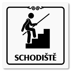 Schodiště, 148x148mm, bílá, Texas